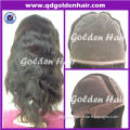 Golden Hair High Quality Virgin Remy Human Hair Glueless Wigs